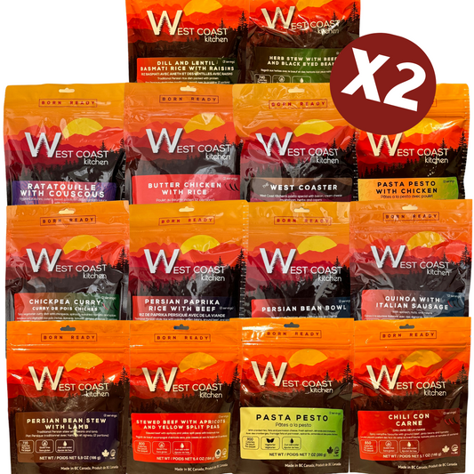 "Double Double" 2 Each of 14 Double Portion Entrées - Save $50!