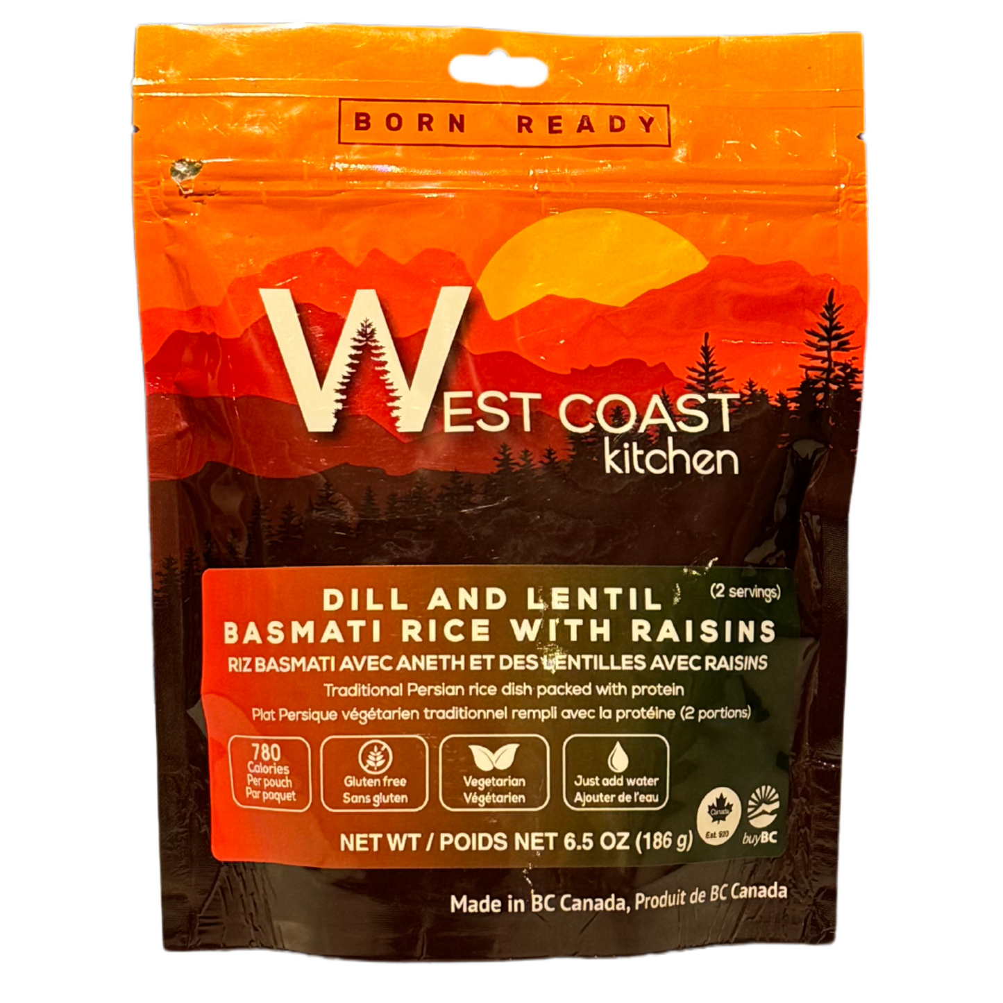 Dill and Lentil Basmati Rice with Raisins